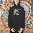 Love God Drink Coffee Read Books Lover Jesus Cross Christian Men Hoodie Love God Drink Coffee Read Books Lover Jesus Cross Christian Men Hoodie