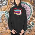 I Love Reading Book Heart Love Books Library Men Hoodie
