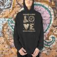 Love Unearth a Story Summer Reading 2026 Dino Skeleton Book Men Hoodie