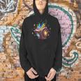 Magic Spell Book Open Rainbow Runes Fantasy Arcane Men Hoodie