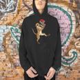 Meerkat Reading Books Men Hoodie