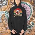 Merry Christmas Retro Vintage Pugmas Pug Reading Books Men Hoodie Merry Christmas Retro Vintage Pugmas Pug Reading Books Men Hoodie