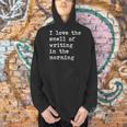 Morning Writing Author Book Journalist Novelist Men Hoodie Morning Writing Author Book Journalist Novelist Men Hoodie