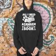All i Need Is My Azawakh And a Good Book Men Hoodie