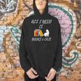 I Need Is Book & Cats Books Pet Lover Men Hoodie