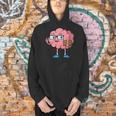 Nerd Brain With Book And Glasses Men Hoodie Nerd Brain With Book And Glasses Men Hoodie