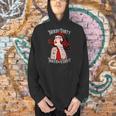 Nerdy Dirty Inked & Curvy Book Lover Tattoo Pop Art Girl Men Hoodie