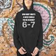 How Many Nights A Week Reading 6-7 67 Teacher Student Books Men Hoodie How Many Nights A Week Reading 6-7 67 Teacher Student Books Men Hoodie