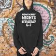 How Many Nights A Week Should You Be Reading 6-7 Book Lover Men Hoodie