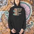No Thing As Books You Shouldn't Read Banned Books Reader Men Hoodie