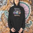 Nothing Beats Reading Book Librarian Rock Paper Scissors Men Hoodie