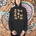 Owls Reading Books Owl Bird Lover Men Hoodie
