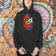 Pow Goal Comic Book Pop Art Brick Wall Smash Soccer Men Hoodie