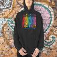 Radicalized By Basic Decency Rainbow Books LGBTQ Equality Men Hoodie