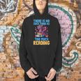 There Is No Such Thing As Too Much Reading Books Dragon Men Hoodie