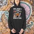 Well Read & Slightly Feral Raccoon Book Lover Graphic Men Hoodie Well Read & Slightly Feral Raccoon Book Lover Graphic Men Hoodie