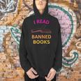 I Read Banned Books Pink-Yellow Literature Activist Men Hoodie