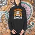 Read More Books Booooks Ghost Pumpkin Cute Teacher Halloween Men Hoodie