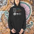 Read Books Drink Coffee Fight Evil Coffee Drinker Men Hoodie