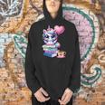 Read Books Be Kind Stay Weird Cute Unicorn Reading Librarian Men Hoodie