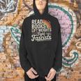 Read Books Lift Weights Fight Fascists Retro Vintage Men Hoodie Read Books Lift Weights Fight Fascists Retro Vintage Men Hoodie