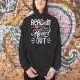 Read Your Heart Out Book Lover Reading Teacher Bookworm Men Hoodie
