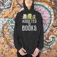 Reader & Library Apparel Addicted To Books Book Lover Men Hoodie