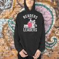 Readers Are Leaders Book Reading Men Hoodie