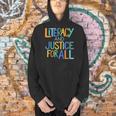 Reading Book Club Literacy And Justice For All Librarian Men Hoodie Reading Book Club Literacy And Justice For All Librarian Men Hoodie