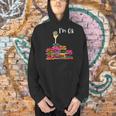 Reading Books Librarian Reader Nerd I'm Ok Teacher School Men Hoodie