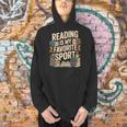 Reading Is My Favorite Sport Book Lover Reader Men Hoodie Reading Is My Favorite Sport Book Lover Reader Men Hoodie