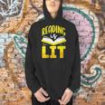 Reading Is Lit Bookworm Book Reading Men Hoodie Reading Is Lit Bookworm Book Reading Men Hoodie