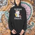 Reading Is Magical Book Lover Unicorn English Teacher Girls Men Hoodie