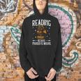 Reading Makes Me Feel Less Murdery Book Dragon Men Hoodie
