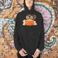 Reading Owl Art Men Women Kids Bookworm Book Lovers Men Hoodie