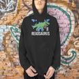 Readsaurus Reader Book Tyrannosaurus T-Rex Dinosaur Jurassic Men Hoodie