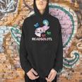 Readsolotl Axolotls Funny Kids Reading Fish Books Lizard Men Hoodie