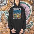 I Rescue Books And Trapped In The Bookstore Retro Bookreader Men Hoodie