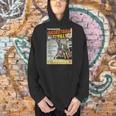 Retro Basketball Player Comic Book Style Dunker Graphic Men Hoodie