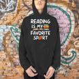 Retro Reading Is My Favorite Sport Football World Book Day Men Hoodie Retro Reading Is My Favorite Sport Football World Book Day Men Hoodie