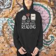 Rock Paper Scissors Nothing Beats Reading Book Lover Humor Men Hoodie