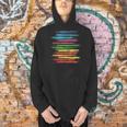RtY Book Colorful Art Painting Graphic Motif Book Small Men Hoodie RtY Book Colorful Art Painting Graphic Motif Book Small Men Hoodie