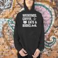 Weekends Coffee Cats And Books Men Hoodie Weekends Coffee Cats And Books Men Hoodie