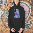 Scary Reading Book Lovers Halloween Costume Pastel Ghost Men Hoodie Scary Reading Book Lovers Halloween Costume Pastel Ghost Men Hoodie