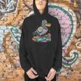 Smart Pigeon Sitting On Book Stack Men Hoodie Smart Pigeon Sitting On Book Stack Men Hoodie