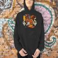 Squirrel Reading Book Cute Forest Animal Men Hoodie
