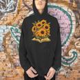 Sunflowers Flowers Book Floral Men Hoodie