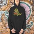 T-Rex Dinosaur Reading Book Nerd Men Hoodie T-Rex Dinosaur Reading Book Nerd Men Hoodie
