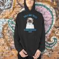 Tails And Tales Summer Reading 2021 Pug Dog Book Lovers Men Women Men Hoodie