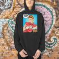 Tea Pop Art Comic Book Cartoon Tea Party Tea Lover Drinking Men Hoodie